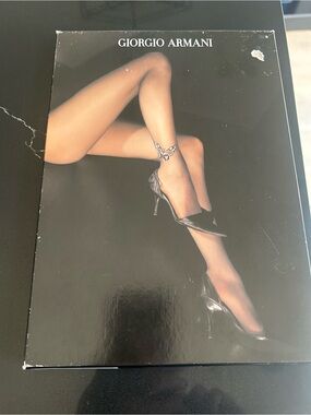 Wolford x Giorgio Armani Butterfly Ankle Nylons